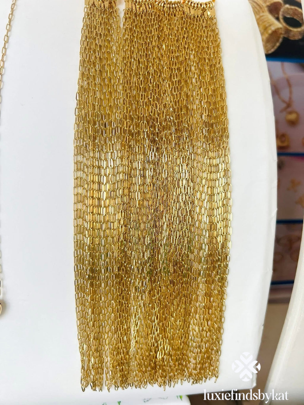 Light Paperclip Necklace 45cm/18inches