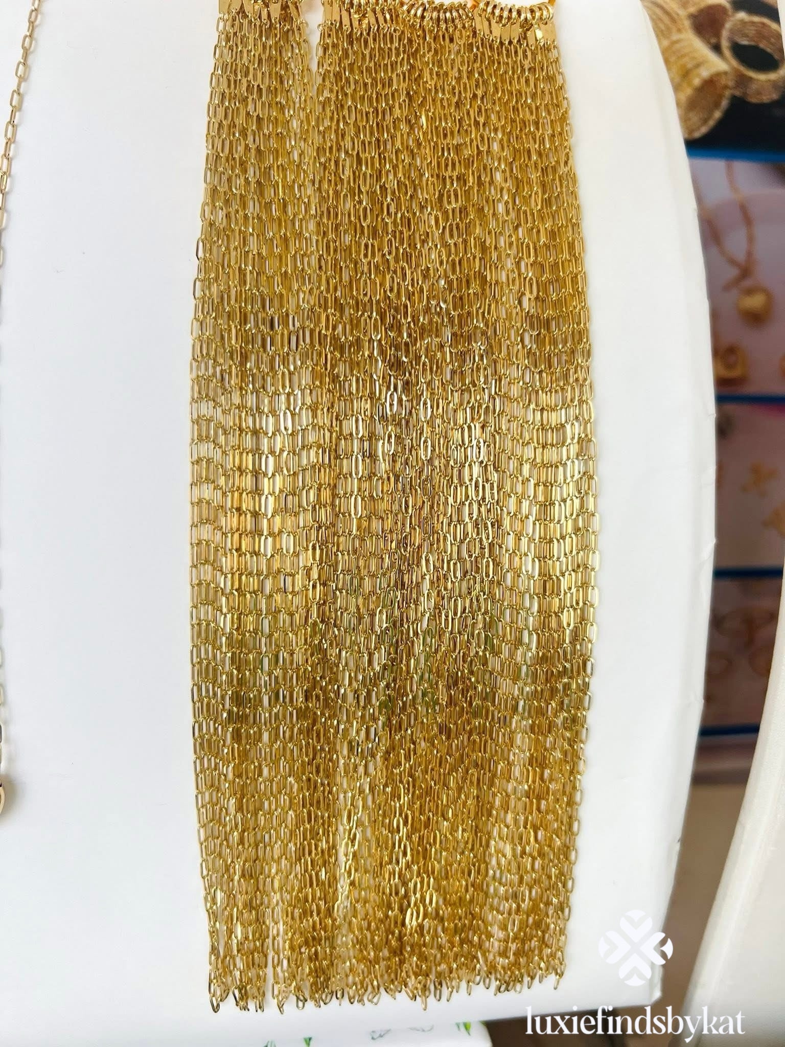 Light Paperclip Necklace 45cm/18inches